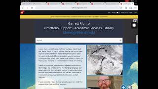 How to create a new page on your ePortfolio