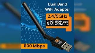 Overview: AC600 Mbps Dual Band Internet USB WiFi Adapter for desktop PC 2.4/5GHz, Desktop-Laptop... screenshot 5