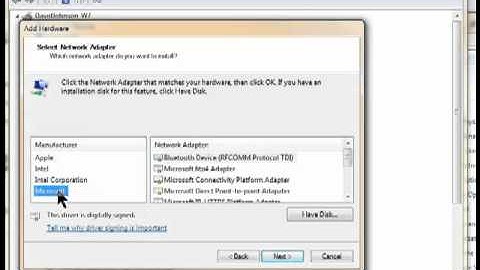 How to Install Loopback Adapter in Windows 7
