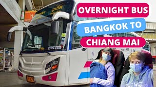 Overnight bus from Bangkok to Chiang Mai: comfiest bus journey ever!