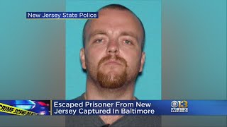 Escaped Prisoner From New Jersey Captured In Maryland