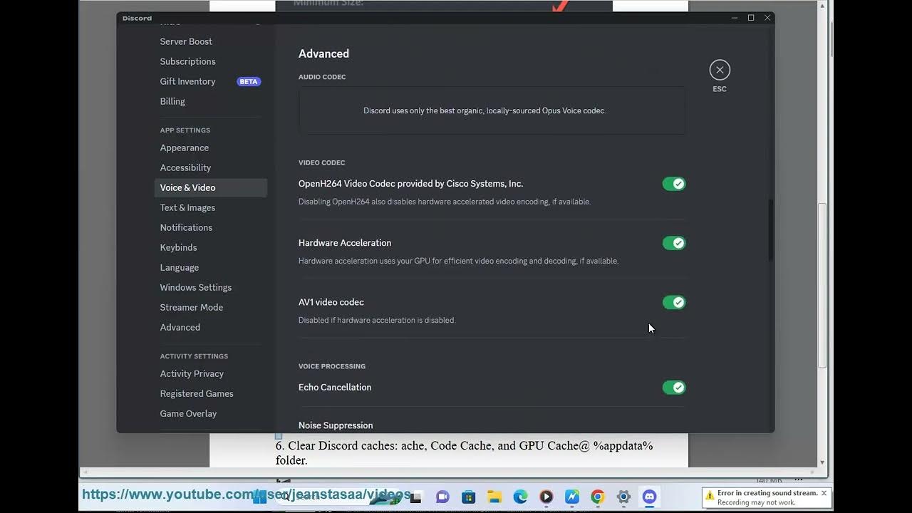 Fix Discord Stream lagging for viewers but is fine YouTube