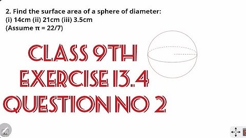 ncert class 9 maths chapter 13(surface areas and volumes) exercise 13.4 question 2
