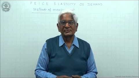 Elasticity of Demand Class XII Economics by S K Agarwala