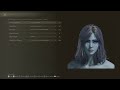 Elden ring  female character creation with sliders ranni