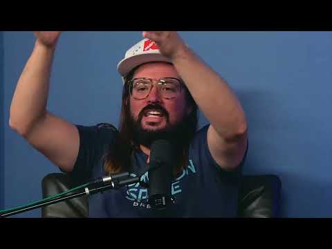 Dusty Slay showing off his dancing skills on the Whiskey Ginger Podcast