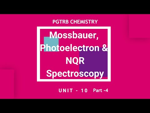 PGTRB CHEMISTRY - UNIT 10 - Spectroscopy (in Tamil)