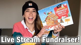 Building a Gingerbread House! Fundraiser Live Stream!