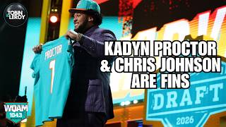 Miami Dolphins Select Kadyn Proctor and Chris Johnson In First Round, Bain To Bucs, NFL Draft Day 2