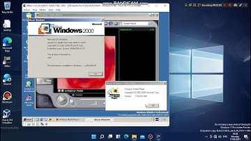 Windows Media Player 7 Build 1398 on Windows Whistler Build 2223