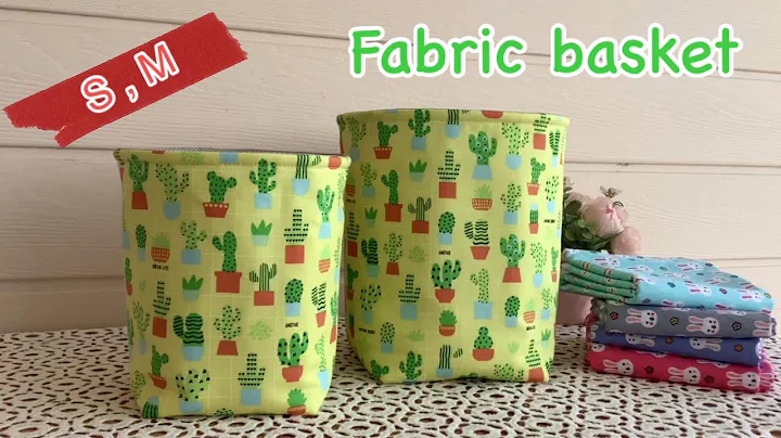 diy Fabric basket,fabric basket tutorial, how to fabric basket,fabric storage box,wandee easy sewing