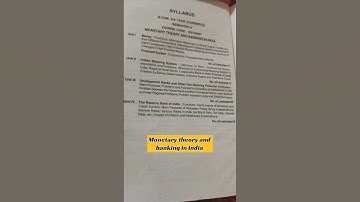 B.Com 5th semester monetary theory & banking in India #shortsfeed #shortsviral #shorts #ytviral