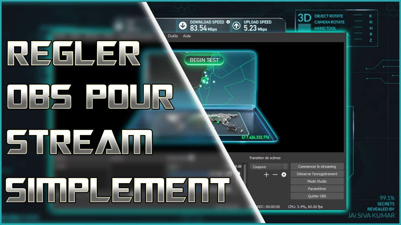 TUTO REGLER SIMPLEMENT OBS POUR FAIRE UN LIVE - YouTube