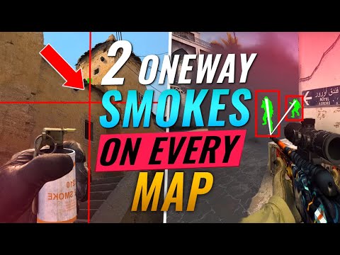 2 ONE WAY Smokes For EVERY Map In CS:GO