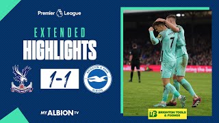 Extended PL Highlights: Crystal Palace 1 Albion 1