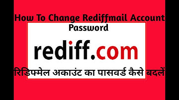 How to Change Rediffmail Account Password #Grow Your Knowledge #free #video #videos #online #latest