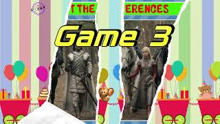 [Brain Games] U Can Spot the 3 differences  Brain Games. House of the Dragon. screenshot 4