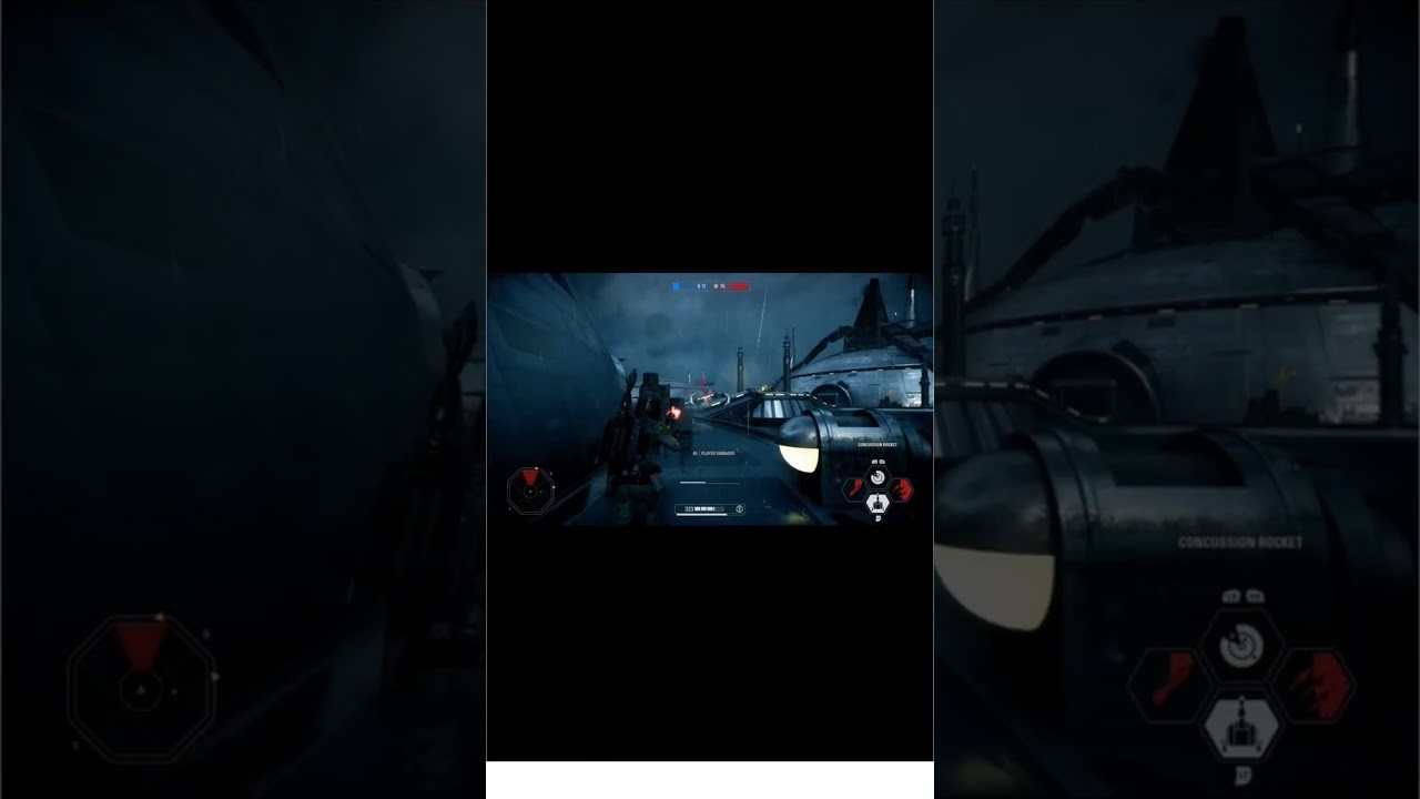 Chasing down Leia as Boba Fett..