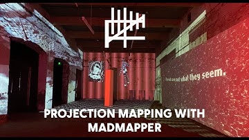The Lynchian - immersive projection mapping workshop using MadMapper