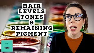 HAIR LEVEL TONE & REMAINING PIGMENT EXPLAINED. BONUS-Color theory cheats to help you properly tone!