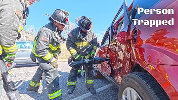 Crash With Person Trapped | Station 5 Ride Along
