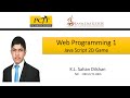 JavaScript 2D Game Development | Java Institute | Web Programming 1 | K.L. Sahan Dilshan