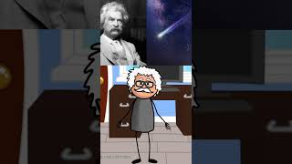 😱 Mark Twain Predicted His Own D**TH?! ☄️⚰️ #unbelievable #historymystery
