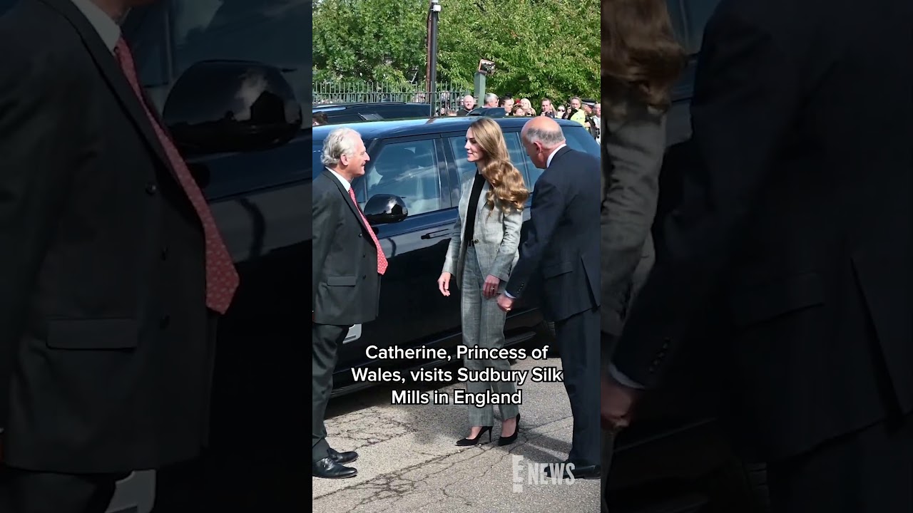 Catherine, Princess of Wales, celebrates British creativity and craftsmanship in Sudbury, England.