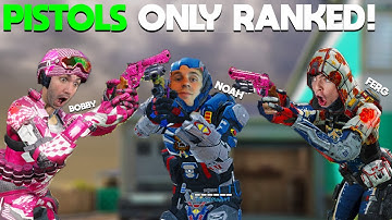 PISTOL ONLY RANKED with NoahFromYoutube, Bobby Plays and Youtubers in COD Mobile... (INSANE)