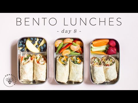 3 (Healthier) BENTO BOX Lunch Ideas 🐝 DAY 8 | HONEYSUCKLE