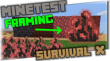 Minetest - Survival X - Farming Obsidian Wart