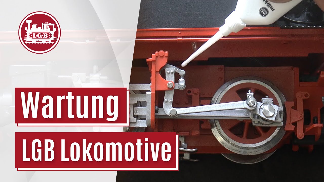 So wechselt man die Verschleißteile "Schleifkontakte" und "Kohlen" einer LGB Lok