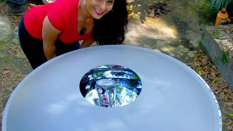 GIGANTIC 3D Mirage 37" Parabolic Mirrors Hologram Mirascope