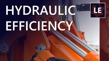 How do lubricants effect hydraulic efficiency?