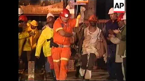 SOUTH AFRICA: GOLD MINERS RESCUED