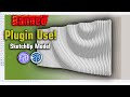 No Plugin Use ! | How do I Model a Wave Wall Parametric in SketchUp Without Plugin? 