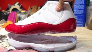 Jordan 11 Cherry Cleat Swap FAIL - YouTube