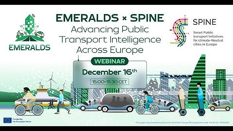 EMERALDS x SPINE: Advancing Public Transport Intelligence Across Europe