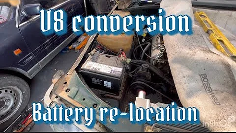 VK COMMODORE BROCK TRIBUTE: Battery re-location Part 1.