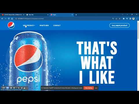 www.Pepsi.com full website html/scc only