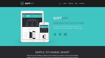 Software Responsive Website Template by RockThemes - 59166