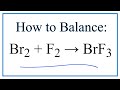 Balancing Chemical Equations and Reactions