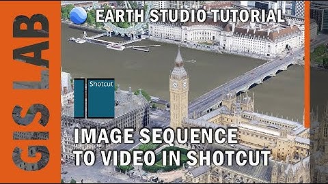 Convert Google Earth Studio Image Sequence into a Video Using Shotcut