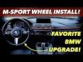 How to UPGRADE BMW STEERING WHEEL // SECRET to AIRBAG REMOVAL!