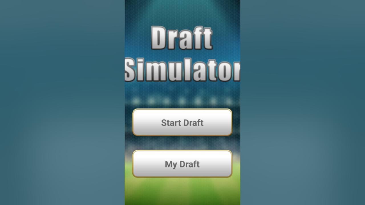 Draft simulator. Draft simulator