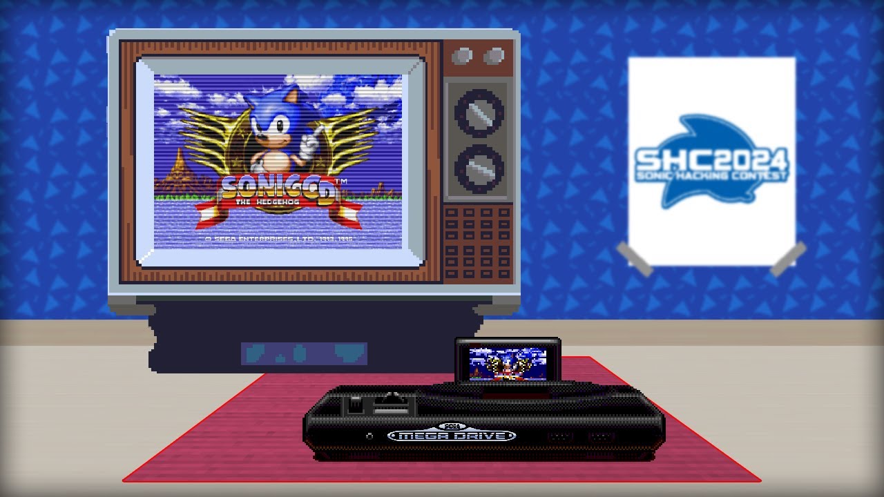 Sonic CD But You Can Play In A Megadrive (Emulator)