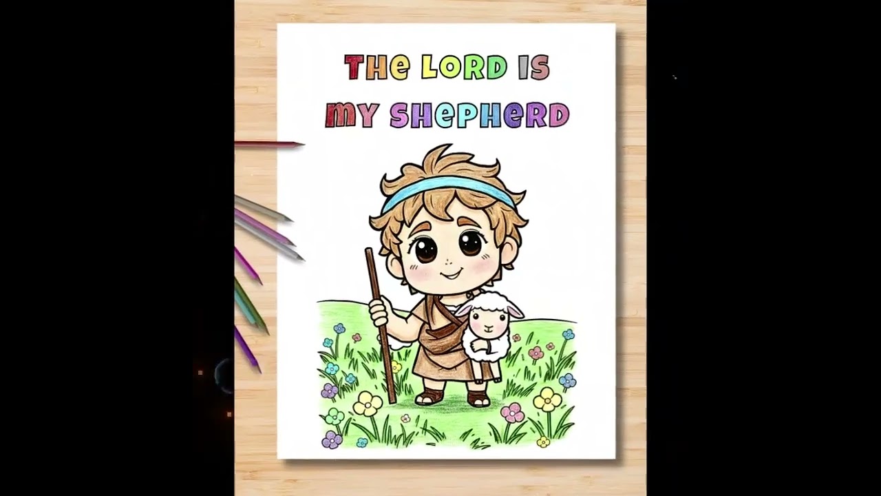 Bible Coloring Pages for Christian Kids – David, Daniel & Moses | Fun Printable Activities