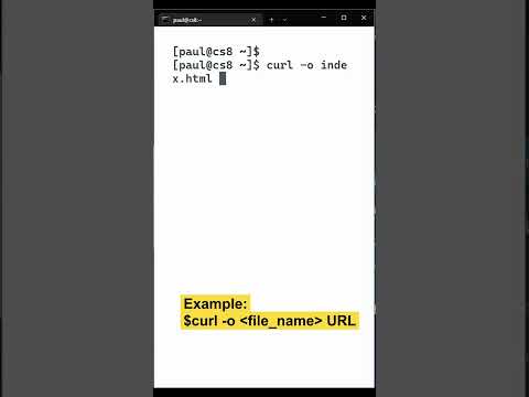 Linux Curl Command | How to Download a File in Linux? | Linux Basics in 1 min Hindi