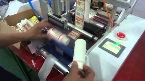 semi automatic label equipment printing date coding production expiry round bottles labeling machine