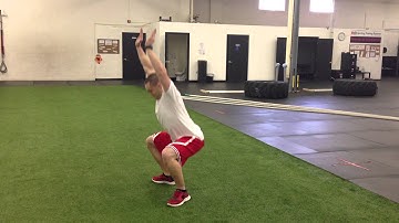 Sumo Squat with OH Reach